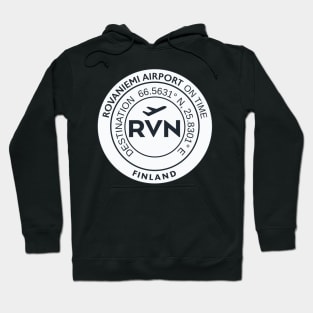 Airport Rovaniemi RVN Hoodie